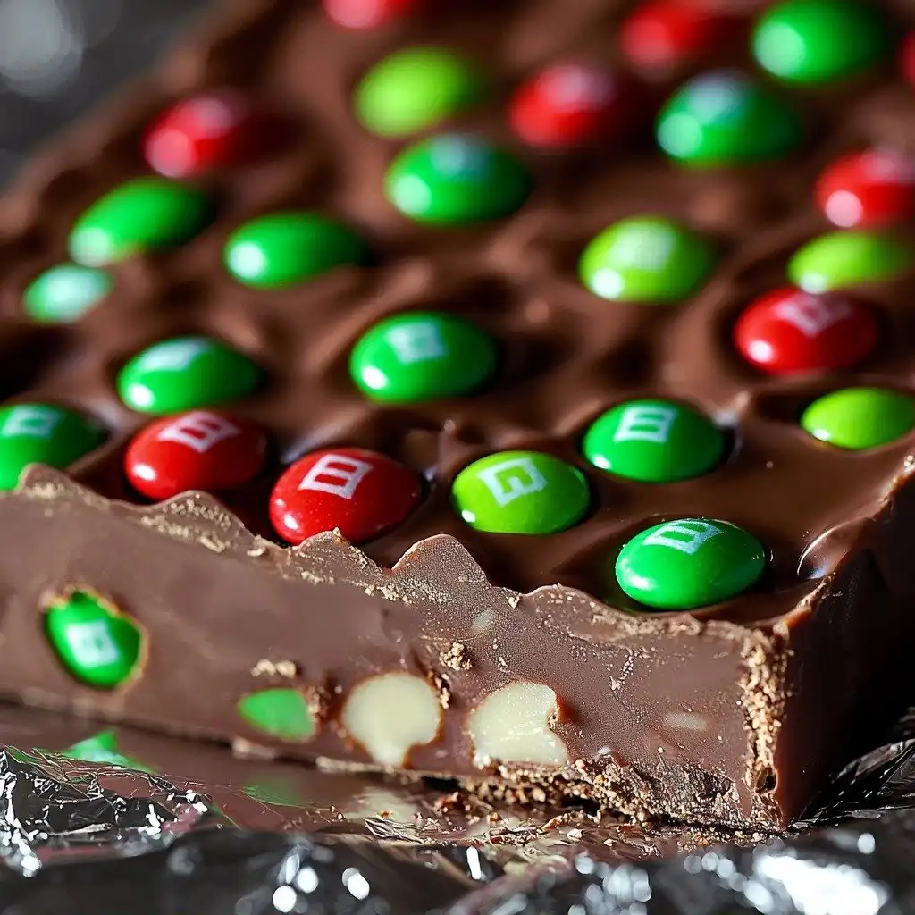 M&M's Marshmallow Dream Bars - step by step