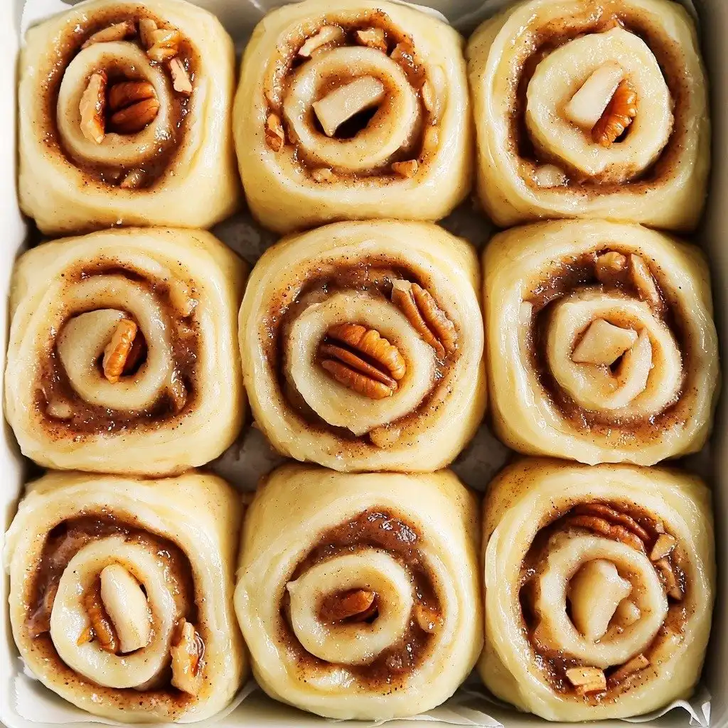 Soft-Baked Apple Cinnamon Rolls - step by step