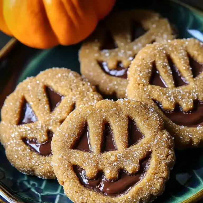 Cook on a Whim: Chocolate Ganache-Filled Jack-o'-Lantern Cookies - featured image