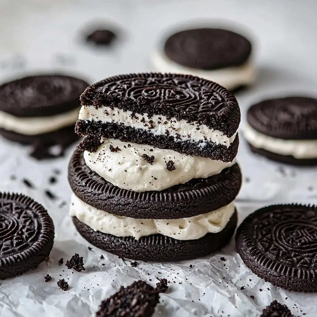(Crumbl Copycat) Chocolate Oreo Cookie - step by step