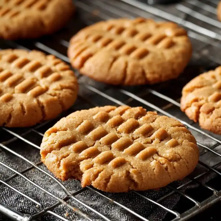 3 Ingredient Peanut Butter Cookies - featured image