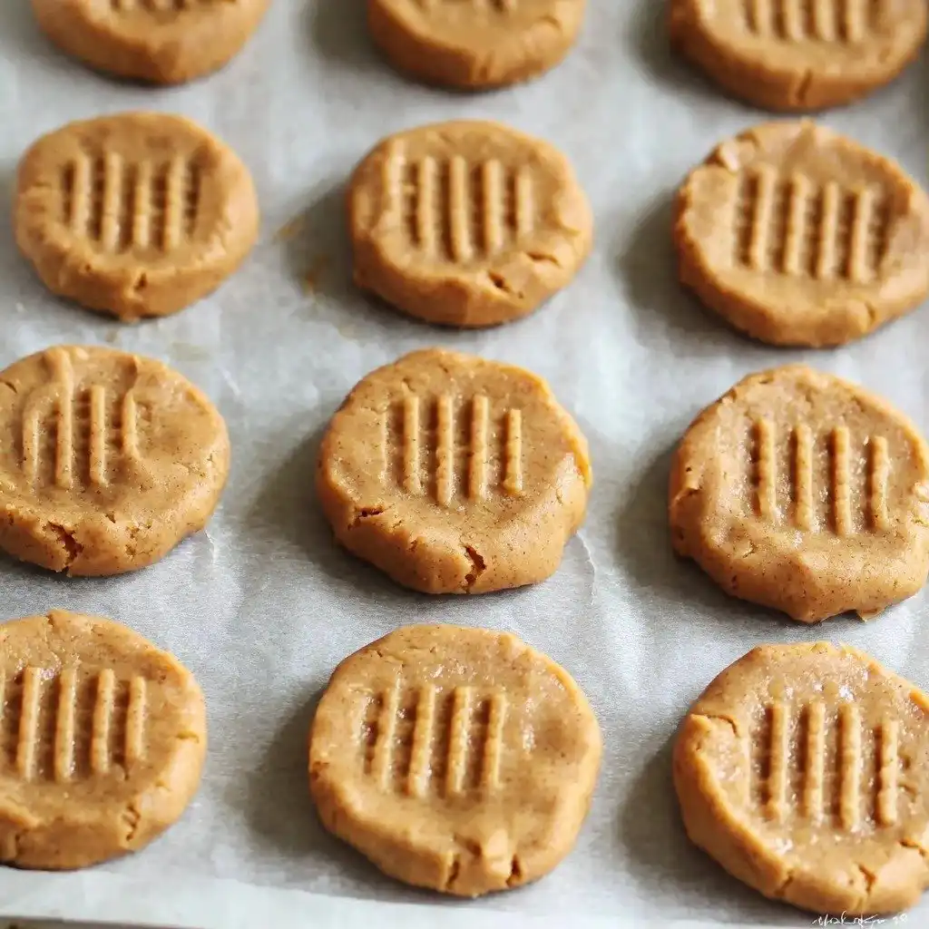 3 Ingredient Peanut Butter Cookies - step by step
