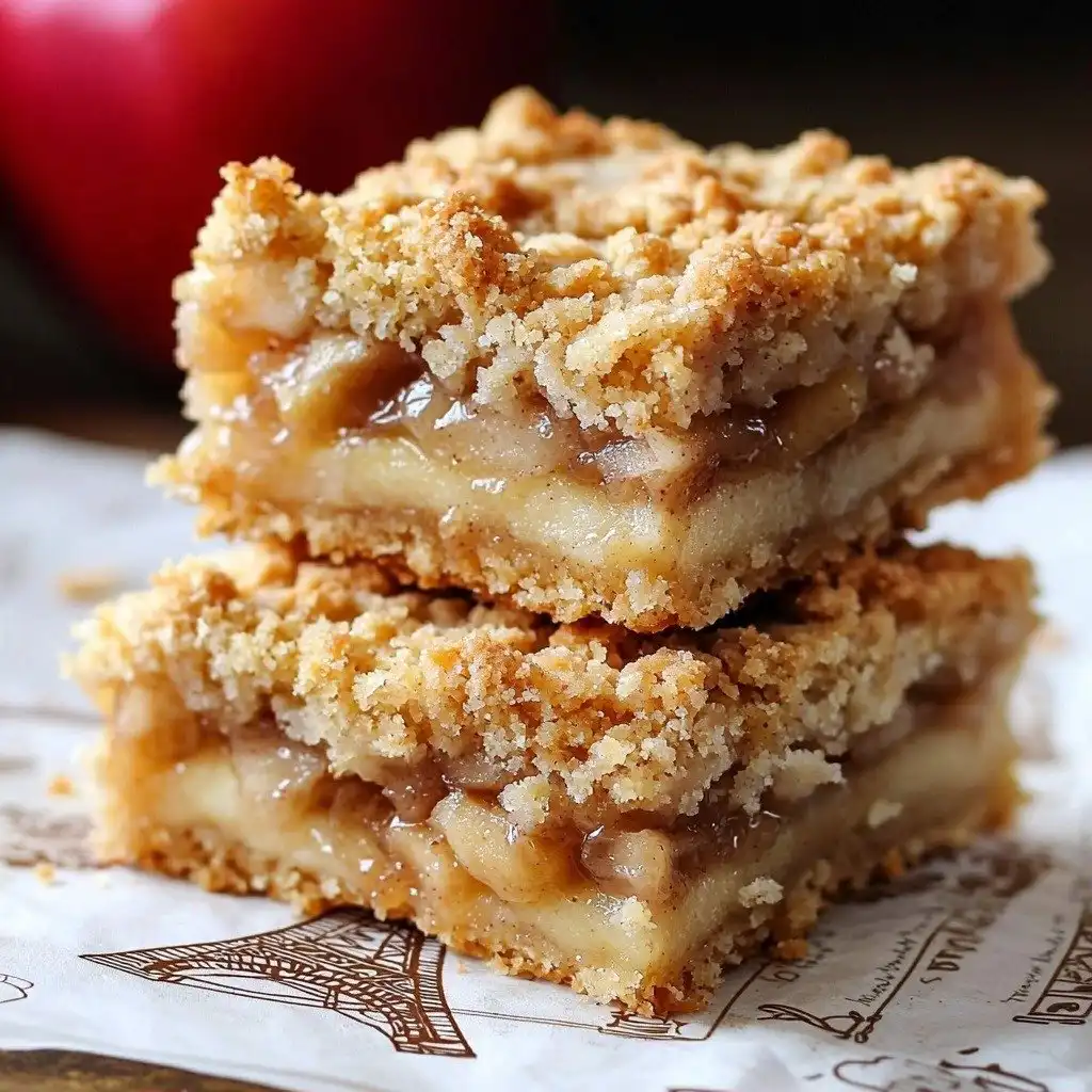 Apple Pie Bars - step by step
