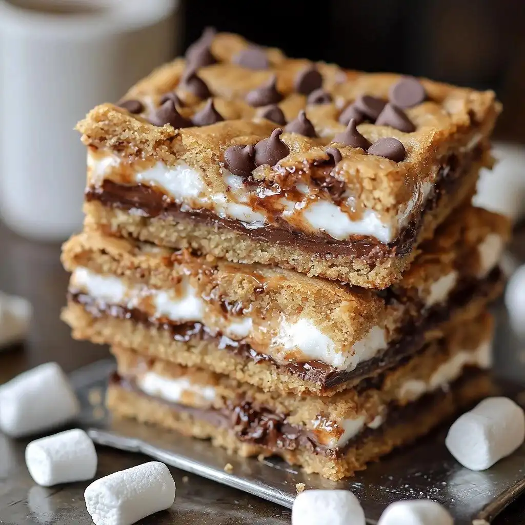 Graham Cracker S'mores Bars Recipe - step by step