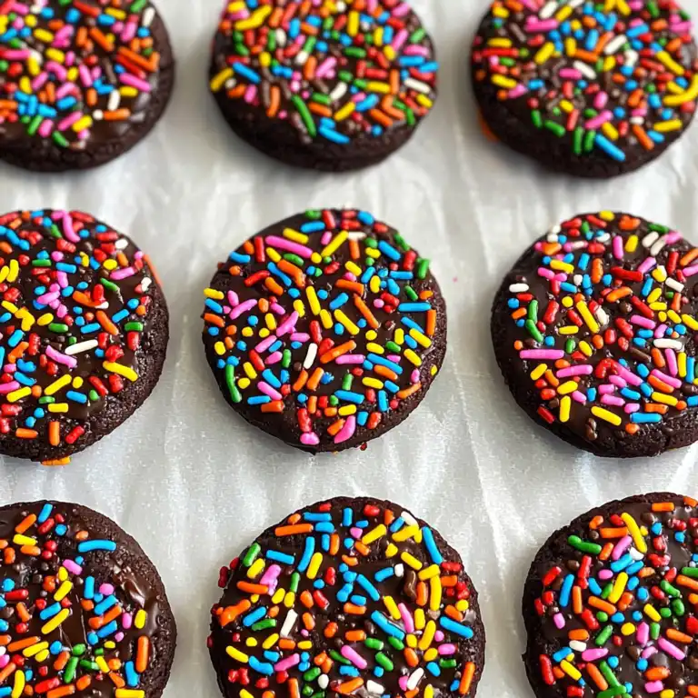 Double chocolate birthday cookies - featured image