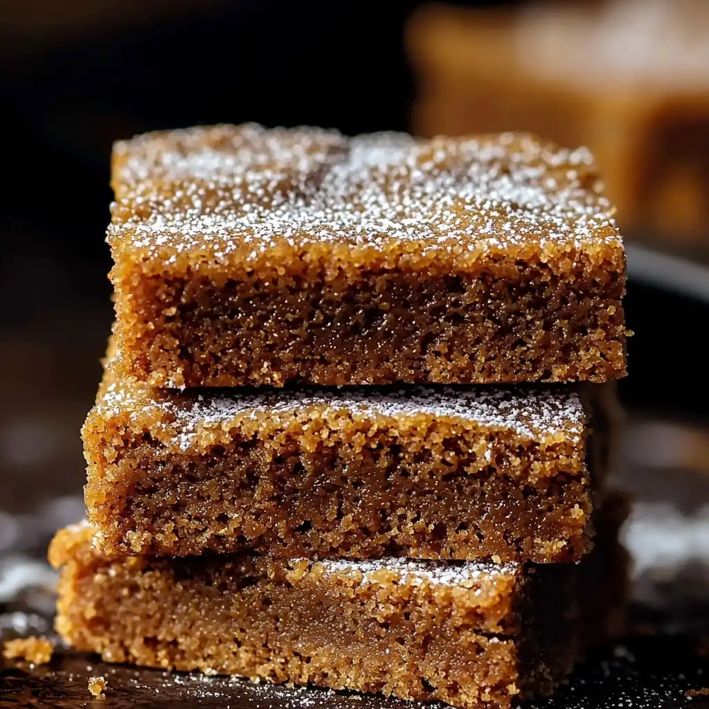 Gingerbread Brownies - step by step