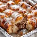 Pumpkin Cinnamon Roll Casserole - featured image
