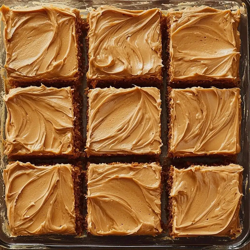 Pumpkin Cake with Caramel Cream Cheese Frosting - finished dish