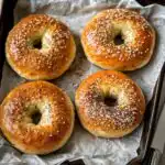 Simple 3 Ingredient Protein Bagels - featured image