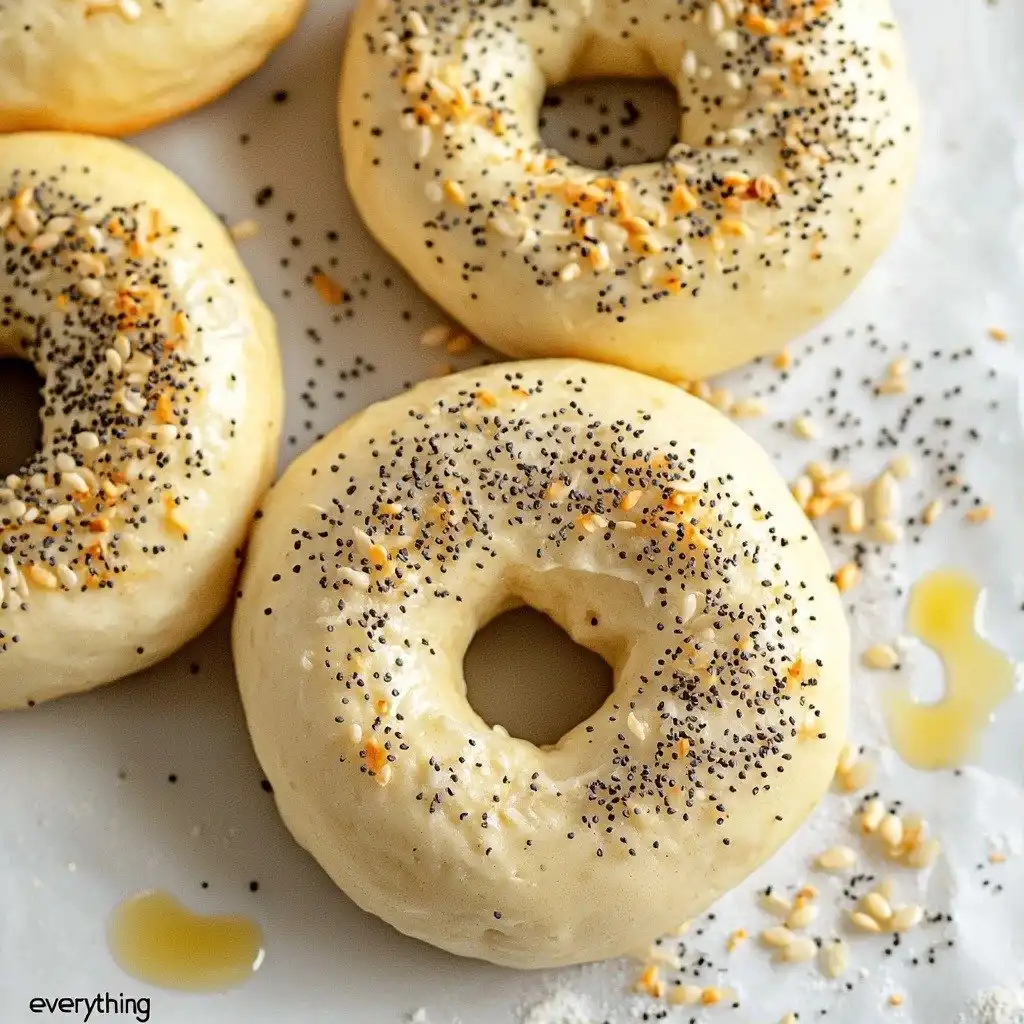 Simple 3 Ingredient Protein Bagels - step by step