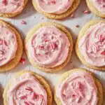 Candy Cane Frosted Cookies - featured image