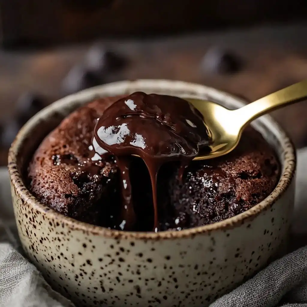 Quick Greek Yogurt Mug Cake - step by step