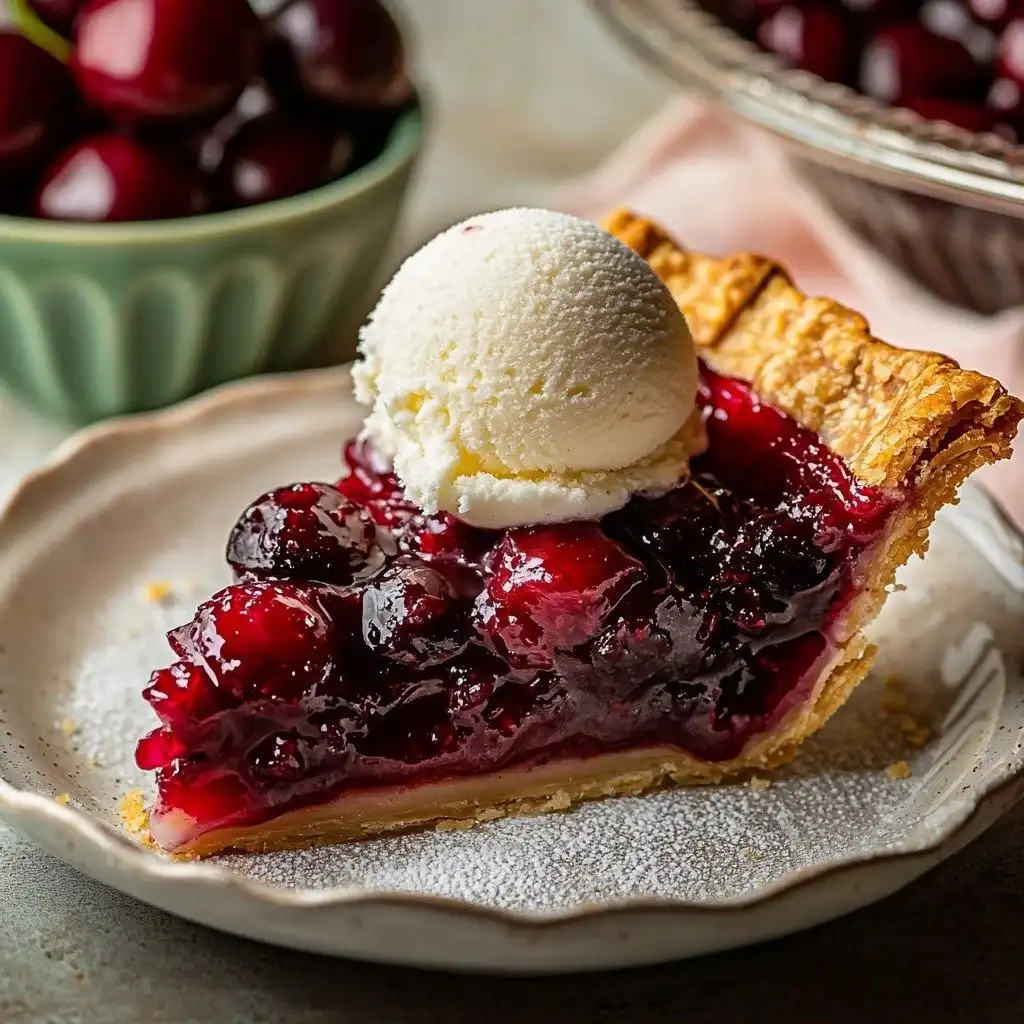 Homemade Cherry Pie (With Thick Filling) with Thicker Filling - step by step