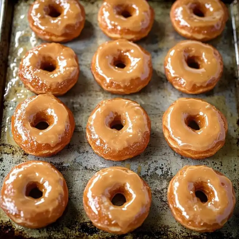 Baked Pumpkin Donuts with Maple Glaze