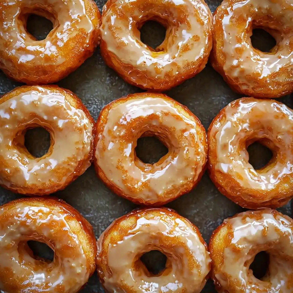 Baked Pumpkin Donuts with Maple Glaze - step by step