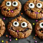 Gluten-free Halloween Monster Cookies