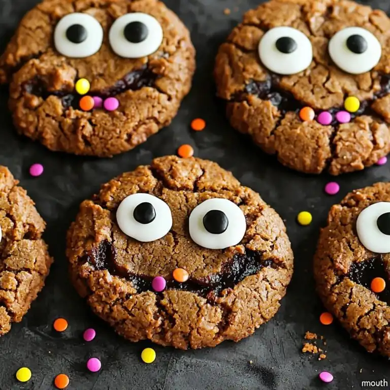Gluten-free Halloween Monster Cookies