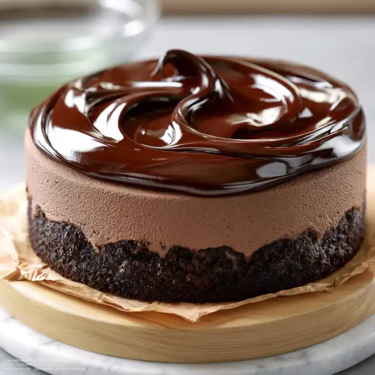 Ridiculously Easy Vegan Chocolate Mousse Cake- No Nuts, No Tofu!