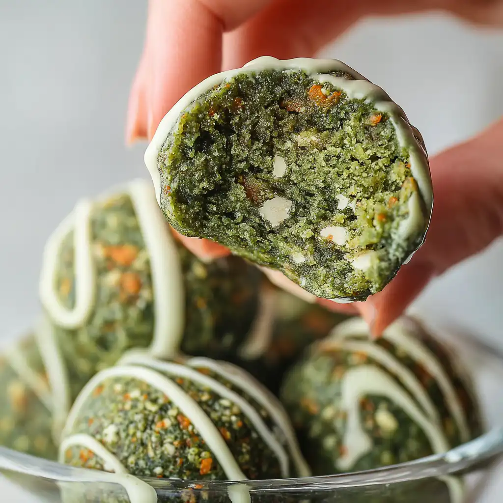 Matcha No Bake Energy Bites (Gluten & Dairy Free, Vegan, Paleo) - step by step