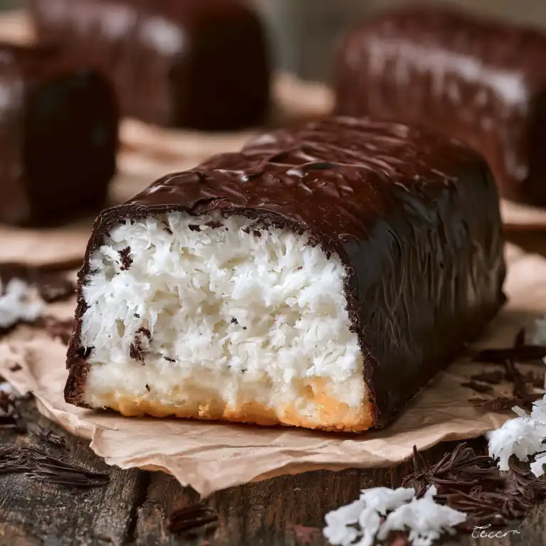 RAW VEGAN CHOCOLATE COVERED COCONUT BARS