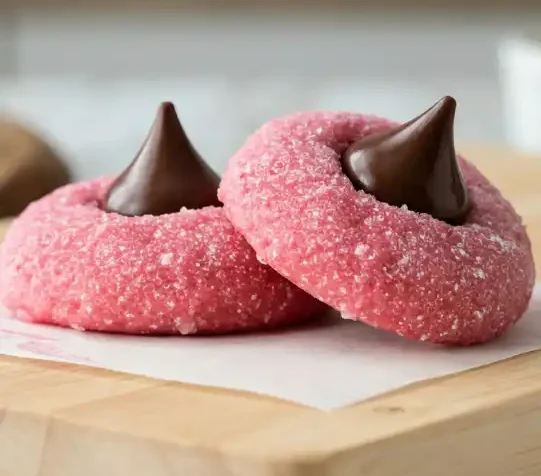 Strawberry Kiss Cookies - featured image