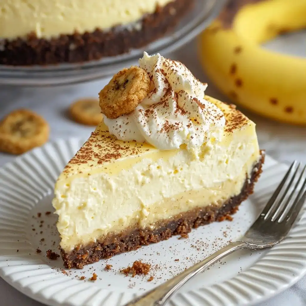 Keto Banana Pudding Cheesecake - step by step
