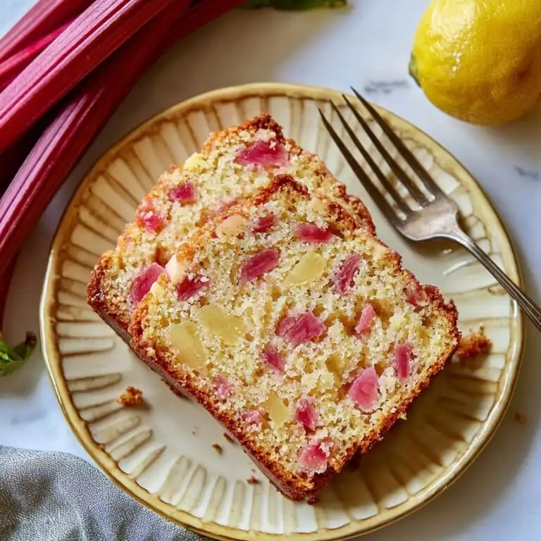 Lemon Rhubarb Bread