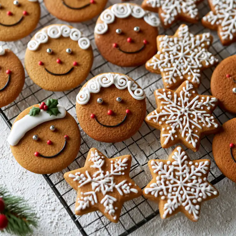 Gingerbread Cookies with Royal Icing