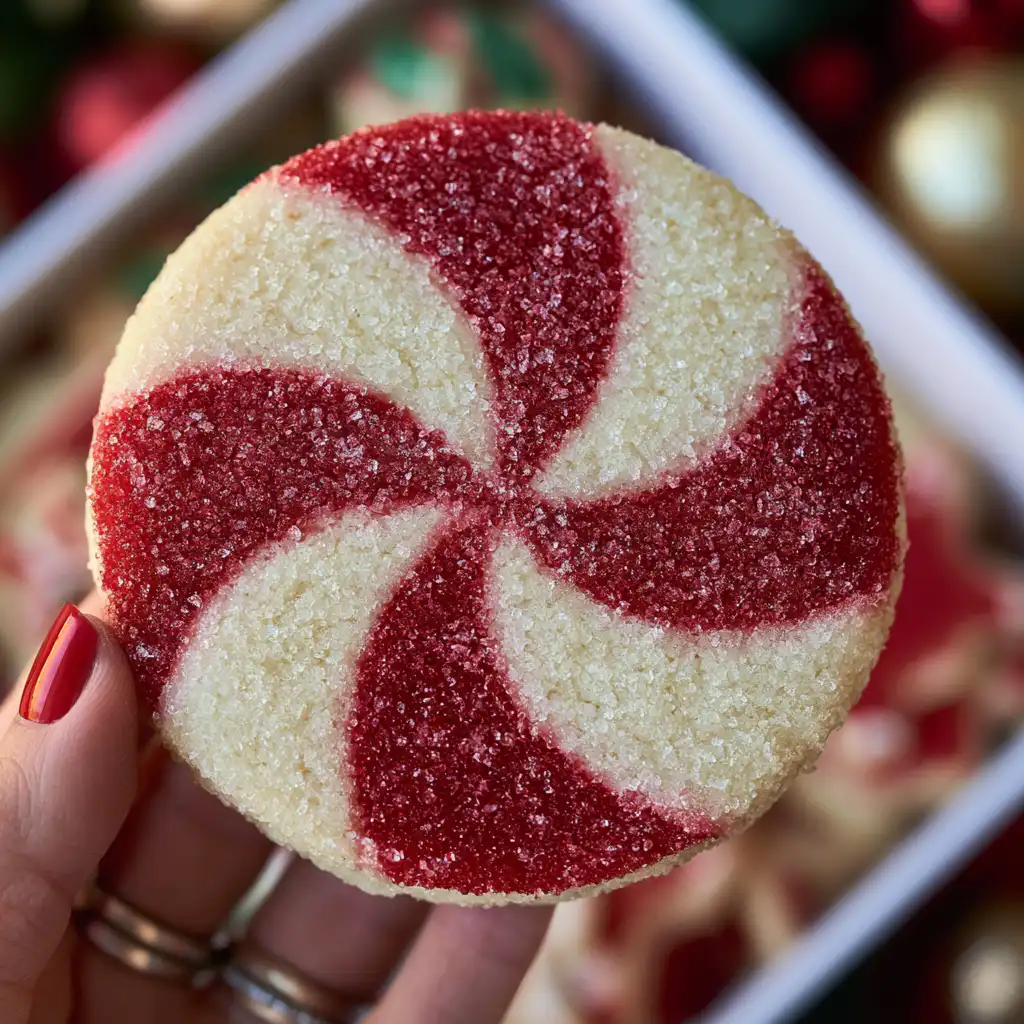 Peppermint Swirl Sugar Cookies - step by step