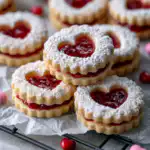 Raspberry Linzer Cookies