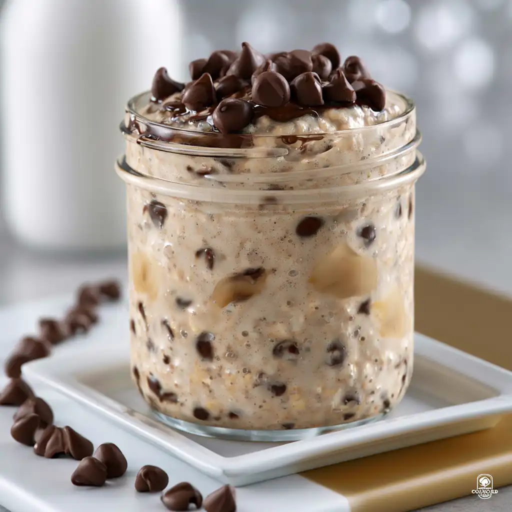 Chocolate Protein Overnight Oats - step by step