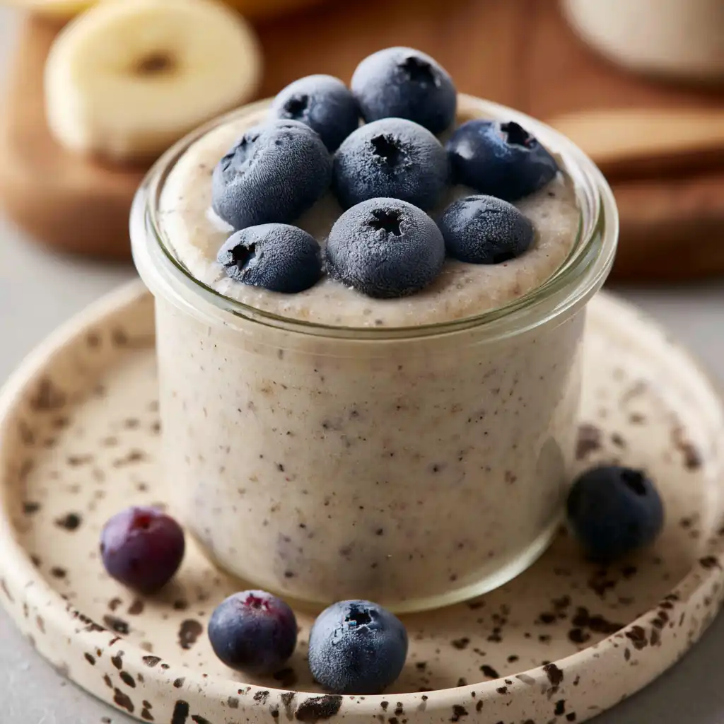 Blended Overnight Oats - step by step