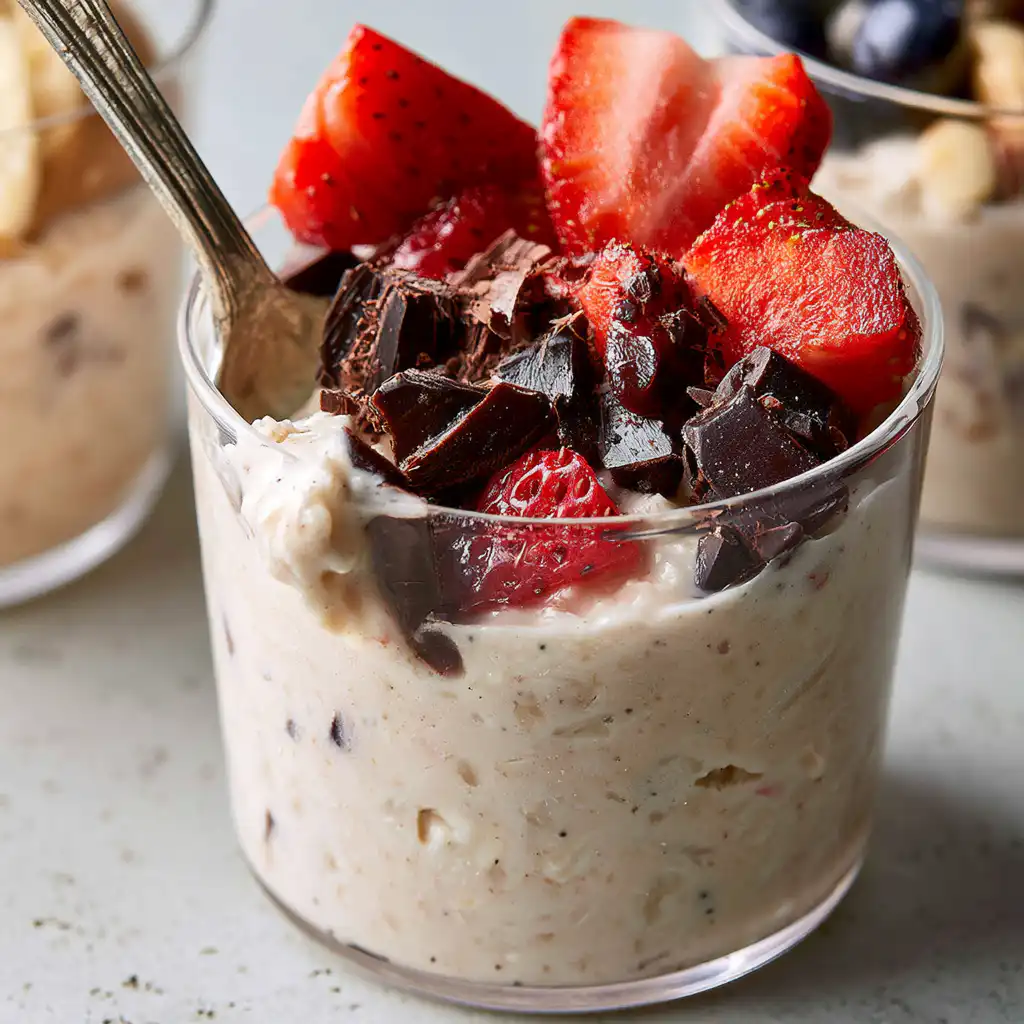 Protein Overnight Oats - finished dish