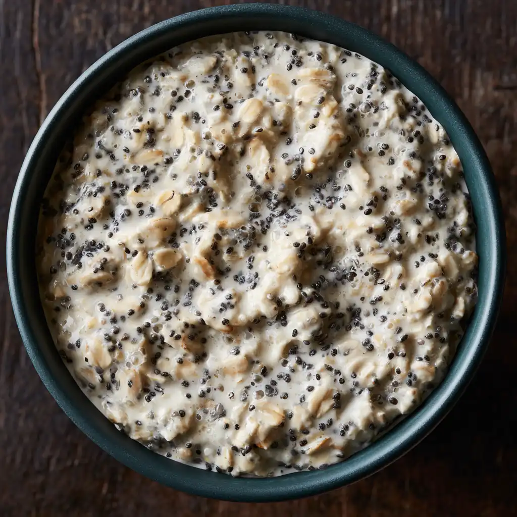 Easy Protein Overnight Oats (Vegan) - step by step