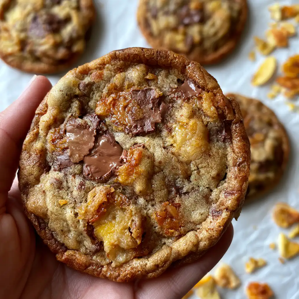 Brown Butter Banana Bread Cookies - step by step