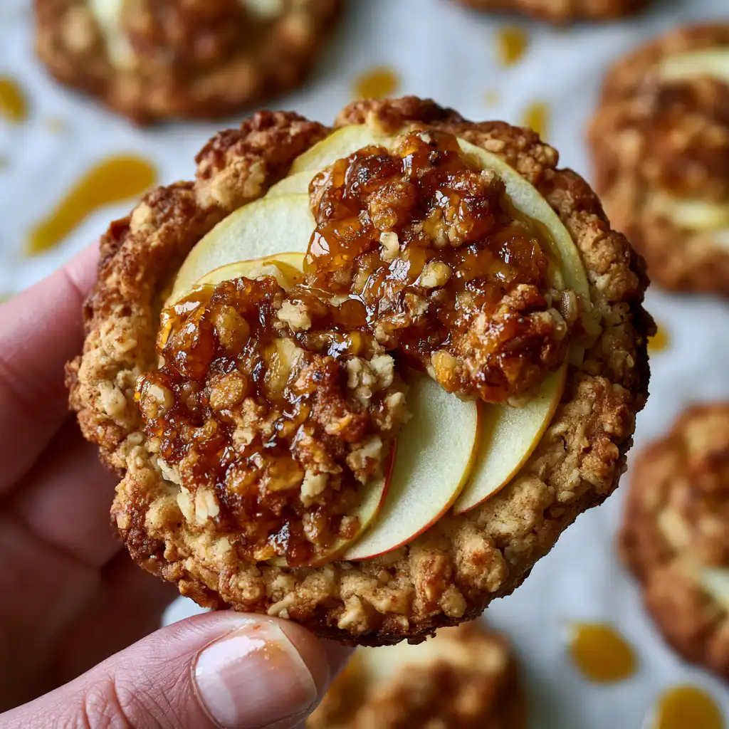 Apple Crumble Cookies - step by step