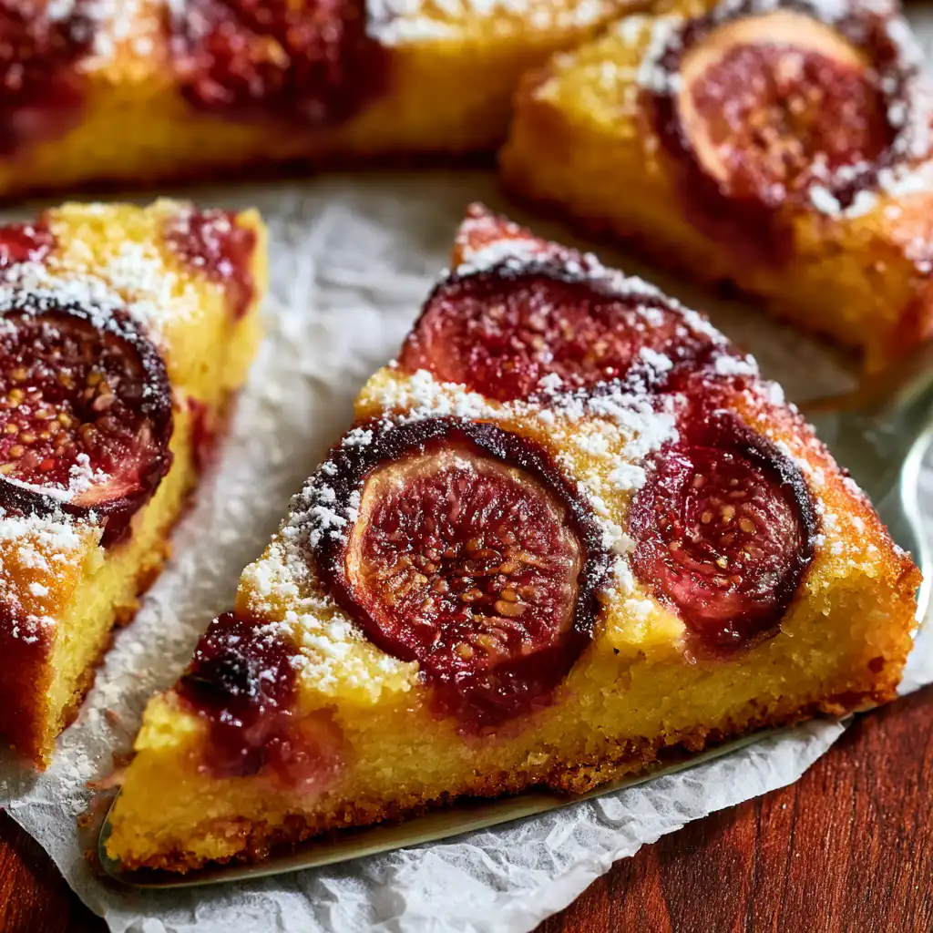 Orange, Almond and Fig Cake - step by step