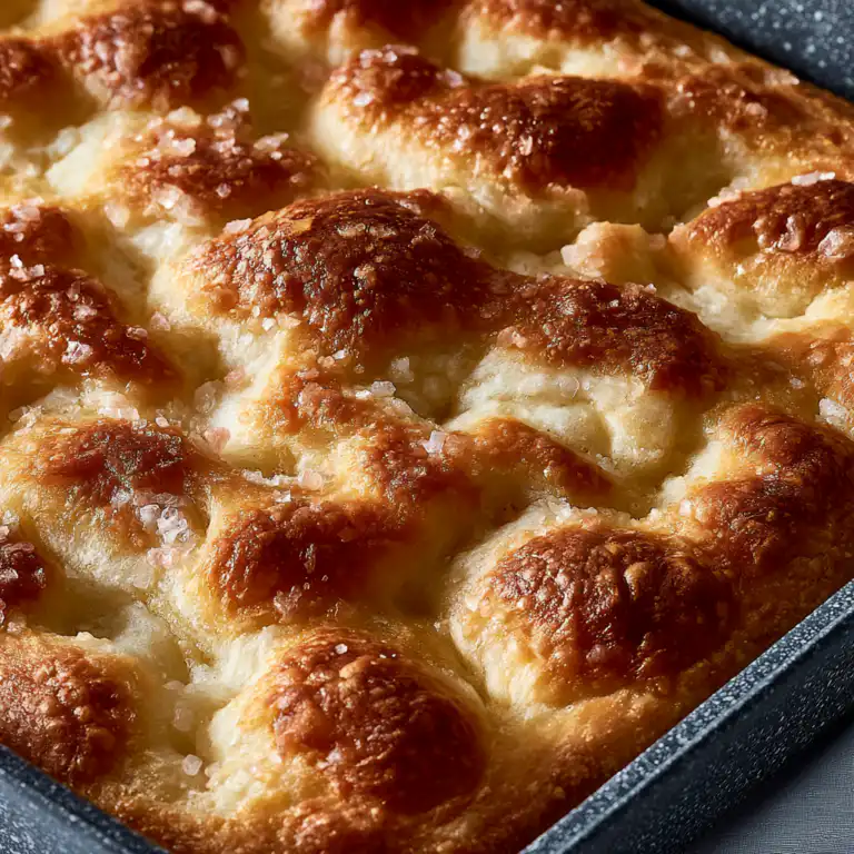 Easy (NO KNEAD) Overnight Focaccia