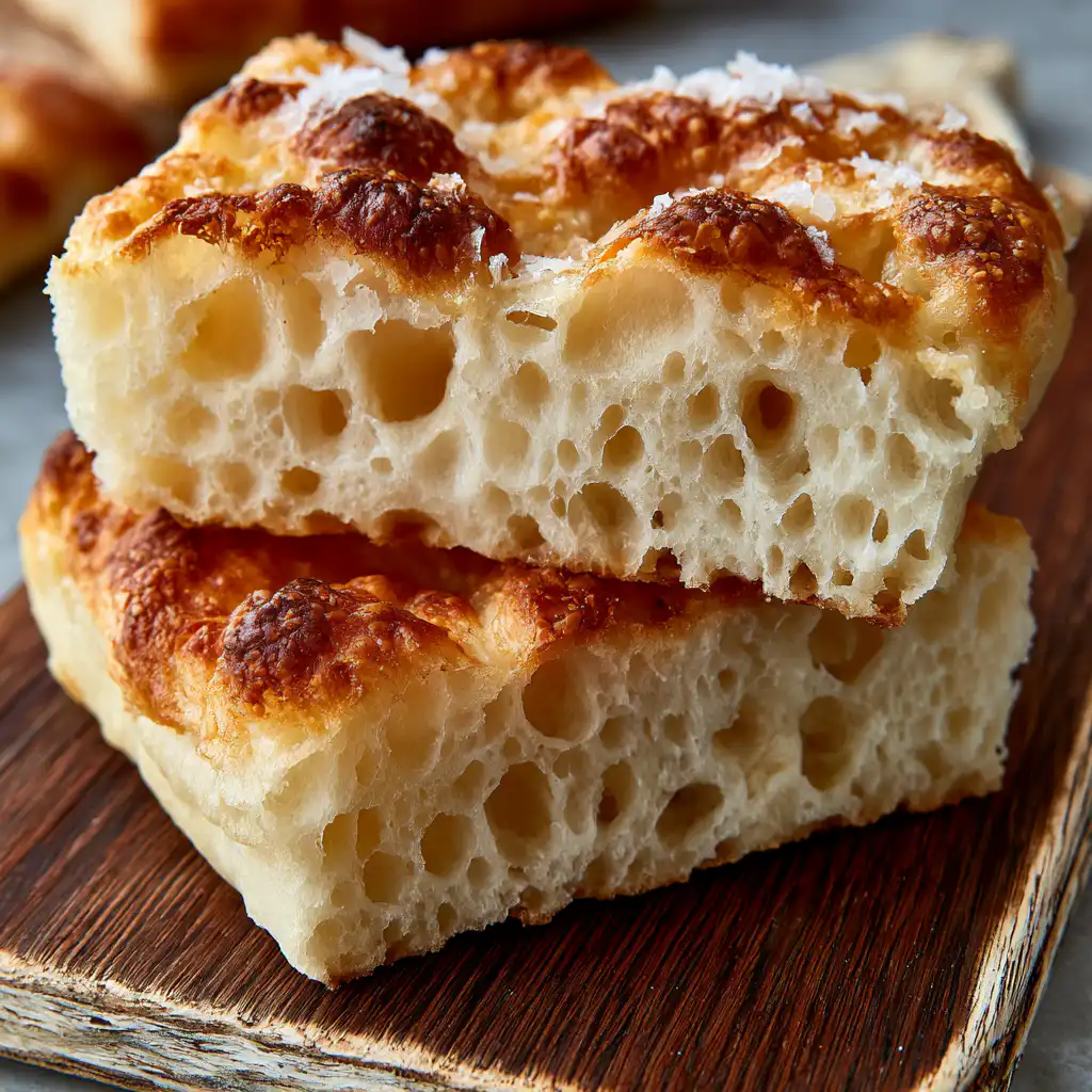 Easy (NO KNEAD) Overnight Focaccia - step by step