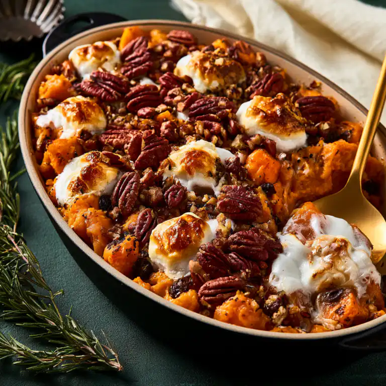 Southern Maple Sweet Potato Casserole