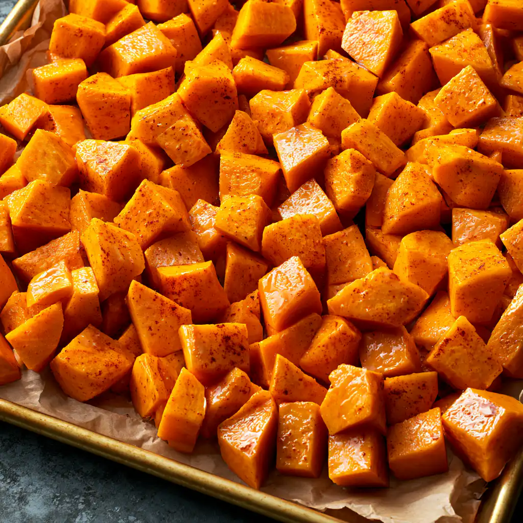 Southern Maple Sweet Potato Casserole - step by step