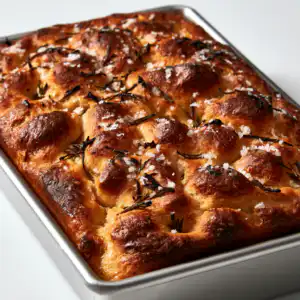 Sourdough Focaccia in a Loaf Pan